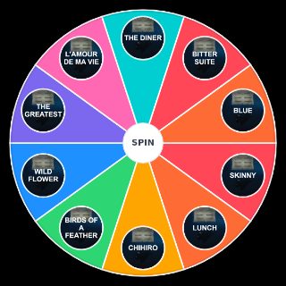 Spin the Wheel: Hit me hard and soft Billie Eilish