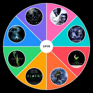 Random TODAS LAS PELÍCULAS DE ALIEN DE MEJOR A PEOR Wheel