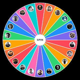 Iranian Best Rappers Wheel