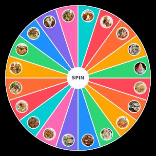 Singapore Foods Wheel