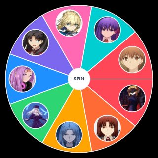 Choose a Random Fate Stay Night Waifu