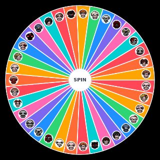 Random The Binding of Isaac: Repentance Characters Wheel