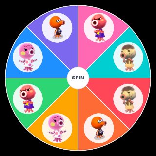 Animal Crossing Octopus Wheel