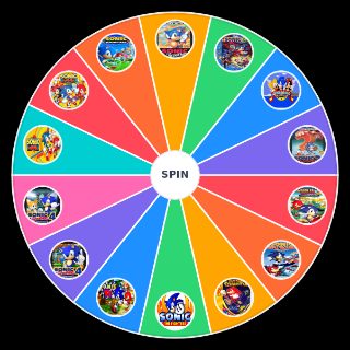 Random classic sonic games Wheel