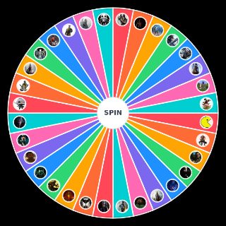 Pick a Random oyun karakterleri power