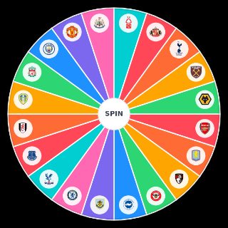 Spin the Wheel: Premier League 25/26 teams