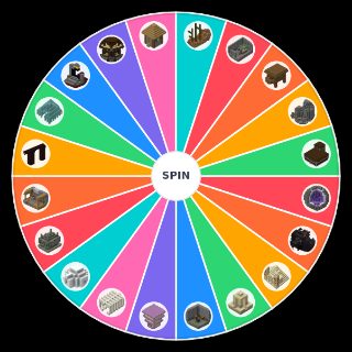 Random Minecraft Generated Structures Wheel