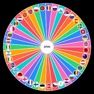 Random Eurovision Song Contest 2021 Maker Wheel