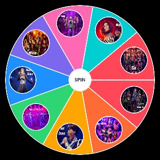 Spin the Wheel: Six the Musical Songs