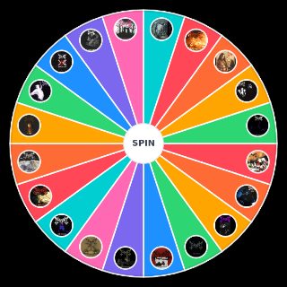 Random Mayhem Discography Wheel