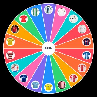 Spin the Wheel: Camisetas la liga 23 24