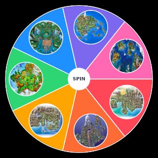 Spin the Wheel: Pokemon Regions