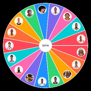 Random All Time NBA Shooting Guards Wheel