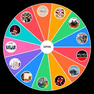 Random NCT albums Wheel