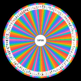 Spin the Wheel: All Generation 2 Pokemon (Inc. Forms & Megas)