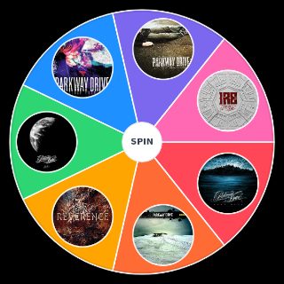 Spin the Wheel: Parkway drive albums