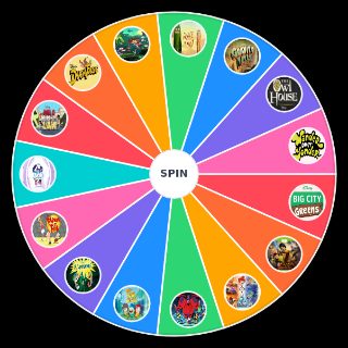 Random 2010's Disney Television Animation Cartoons Wheel