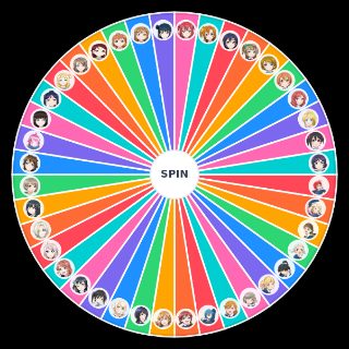 Random Love live character {20/5/2022} Wheel