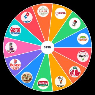 Random Pizza Wheel