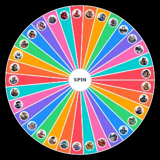 Random Marvel Rivals Characters Wheel