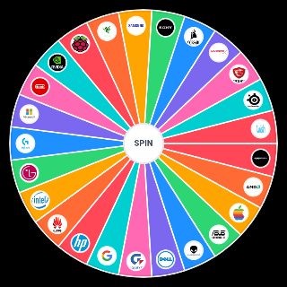 Pc/ Tech/ Gaming Brands Wheel