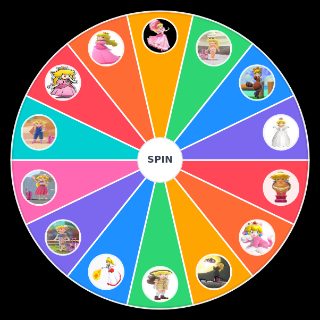 Random Princess Peach Outfits/Designs Wheel