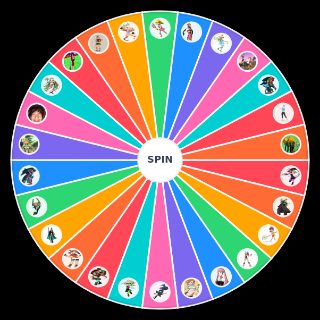 Random Nintendo Waifus Wheel