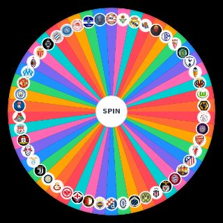 Random Clubes de futbol de Europa Wheel