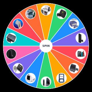 Random game konsolen Wheel