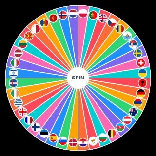 Eurovision 2023 Future Winner Random Generator