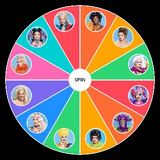 Random Drag Race UK Season 3 Cast Wheel