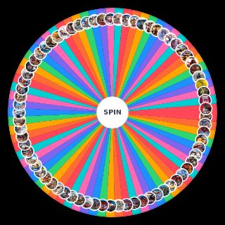 Random Musou Games (Including Non Koei Games, newest titles added) Wheel