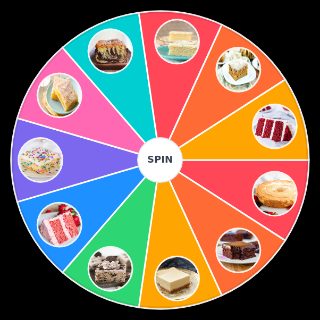 Random Cake flavors Picker