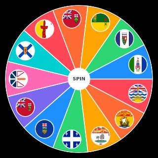 Canadian Provincial and Territorial Flags (Now with Ontario) Random Generator