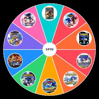 Sonic 3D games Wheel