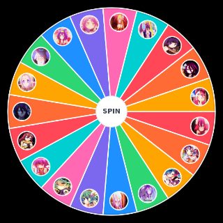 Spin the Wheel: No Game No Life characters