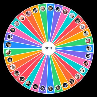 kpop male idols Wheel