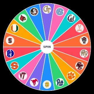 ACC Schools Wheel