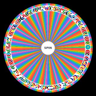 Random Pays du monde (tourisme) Wheel