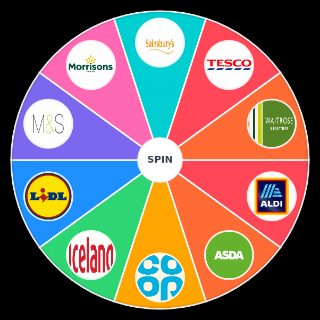 British Supermarkets Random Generator