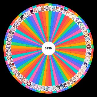 Spin the Wheel: vtubers select
