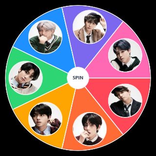Random BTS as Hogwarts Houses Wheel