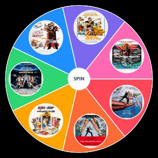 Spin the Wheel: James Bond 007 Roger Moore