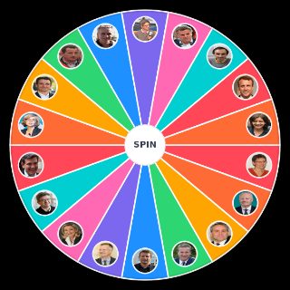 Random Candidats à l'élection présidentielle française de Wheel