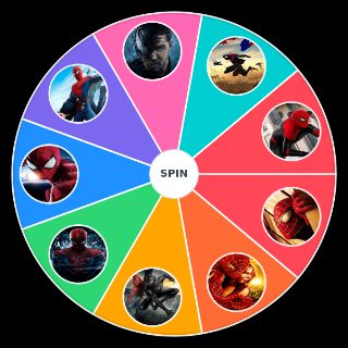 Spiderman Universe Movies ( 2020 ) Wheel