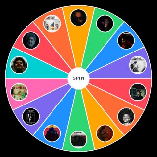 Random The Weeknd’s album covers Wheel
