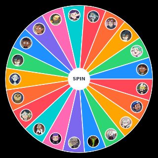 Spin the Wheel: TOH S2 Character