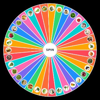 Spin the Wheel: VEGETABLE