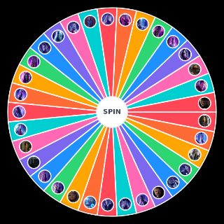 Random Personajes del MCU VENGADORES Wheel