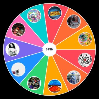 RHCP Albums Wheel